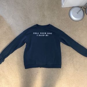 Blue Crewneck Sweater
